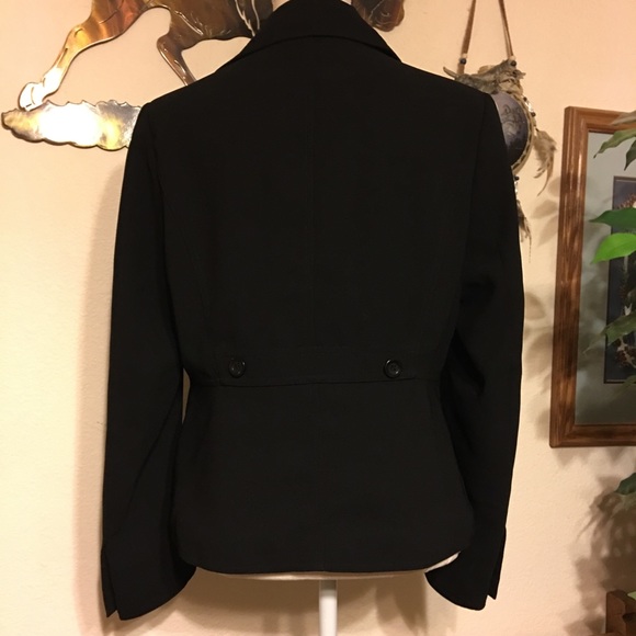 Metro Style black collared jacket NWOT 8 - Picture 4 of 7